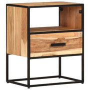 vidaXL Nachtkastje 40x30x50 cm massief acaciahout