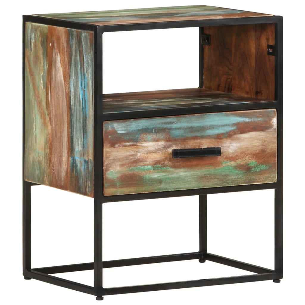 vidaXL Nachtkastje 40x30x50 cm massief acaciahout