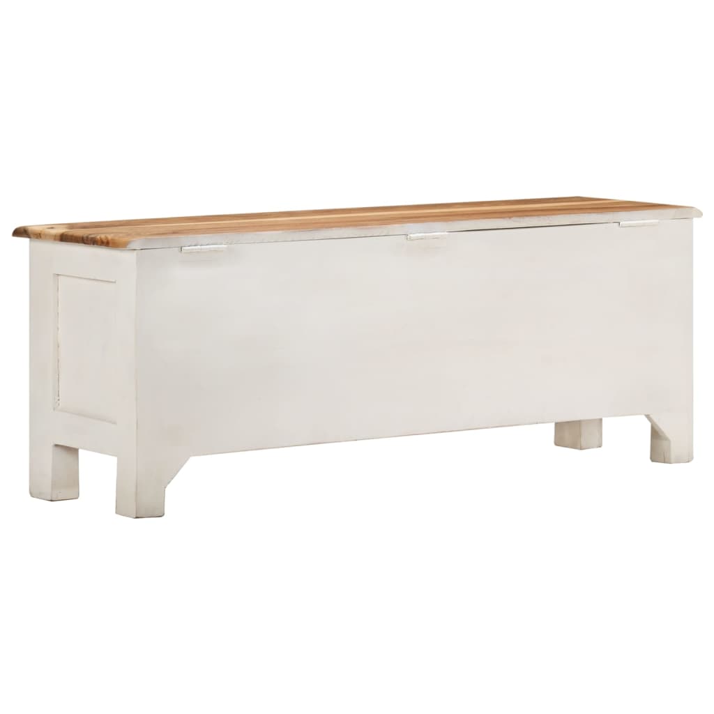 vidaXL Opbergkist 110x30x40 cm massief acaciahout