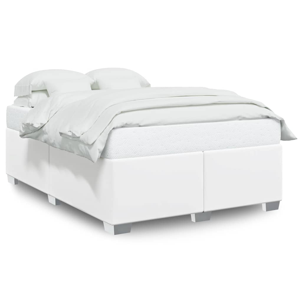 vidaXL Bedframe zonder matras Zwart Volledig Kunstleer