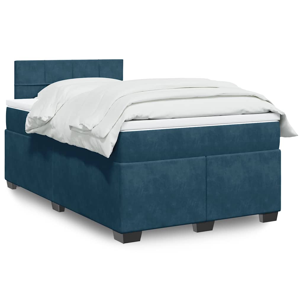 vidaXL Boxspring met matras fluweel donkergrijs 200x200 cm