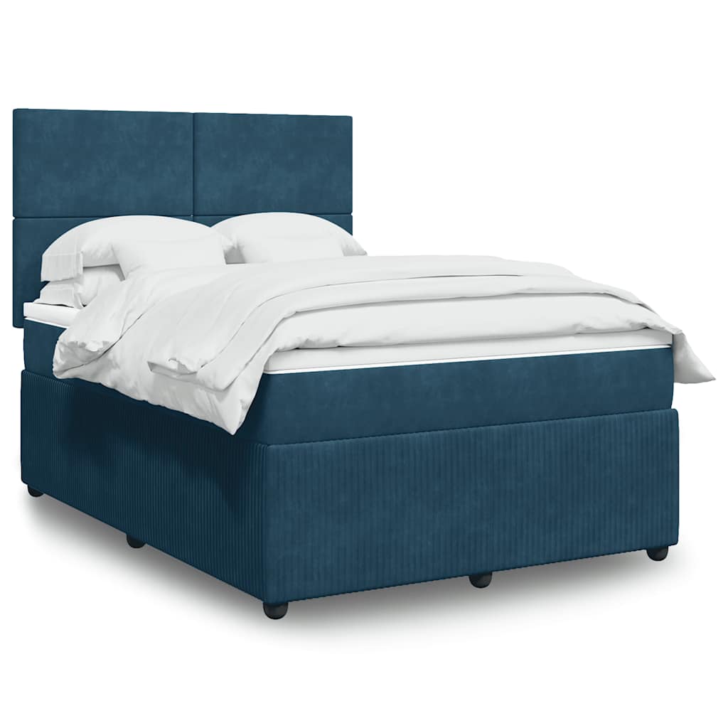 vidaXL Boxspring met matras fluweel donkergrijs 80x200 cm