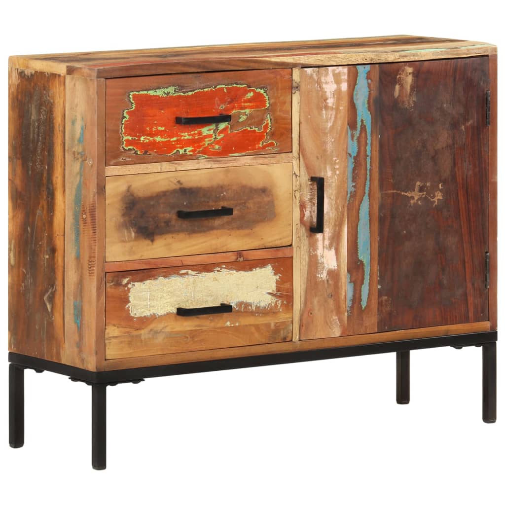 vidaXL Dressoir 88x30x71 cm massief mangohout - Aashly