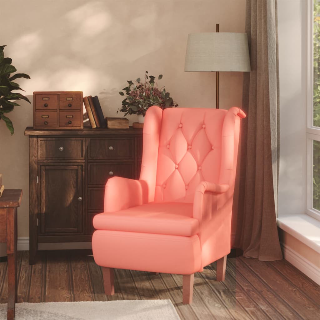 vidaXL Fauteuil met massief rubberwood poten fluweel lichtgrijs