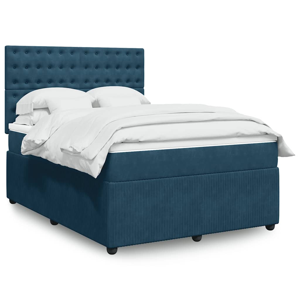 vidaXL Boxspring met matras fluweel donkergrijs 80x200 cm