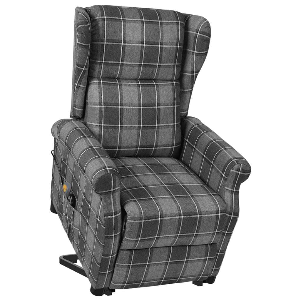 vidaXL Sta-op-massagestoel stof beige
