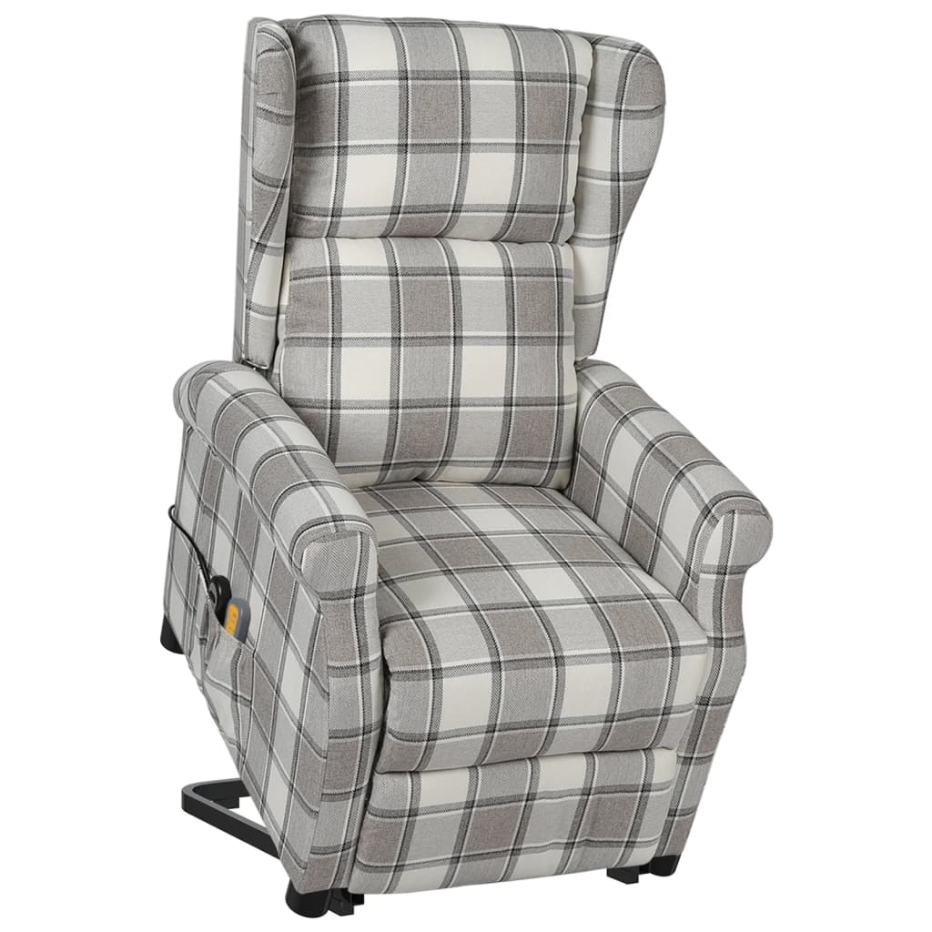 vidaXL Sta-op-massagestoel stof beige