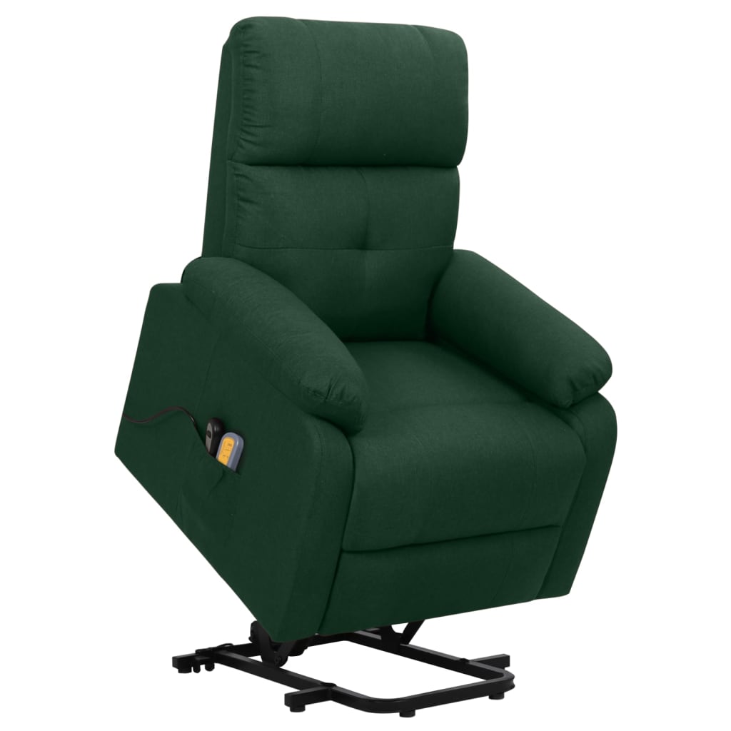 vidaXL Sta-op-massagestoel stof lichtgrijs