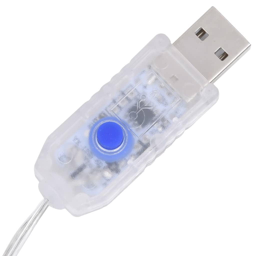 vidaXL Kerstdecoratiesterren 3 st LED buiten binnen mesh wit