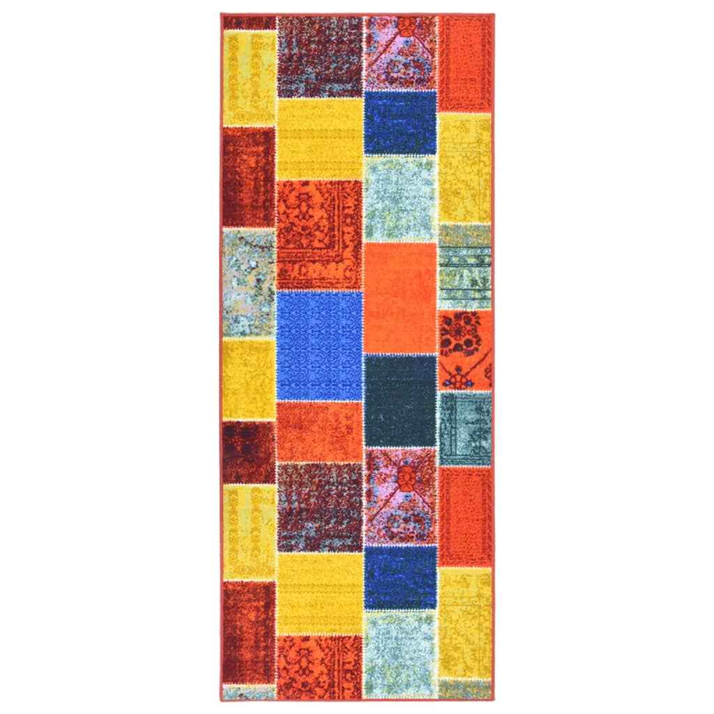 vidaXL Tapijtloper 80x100 cm meerkleurig
