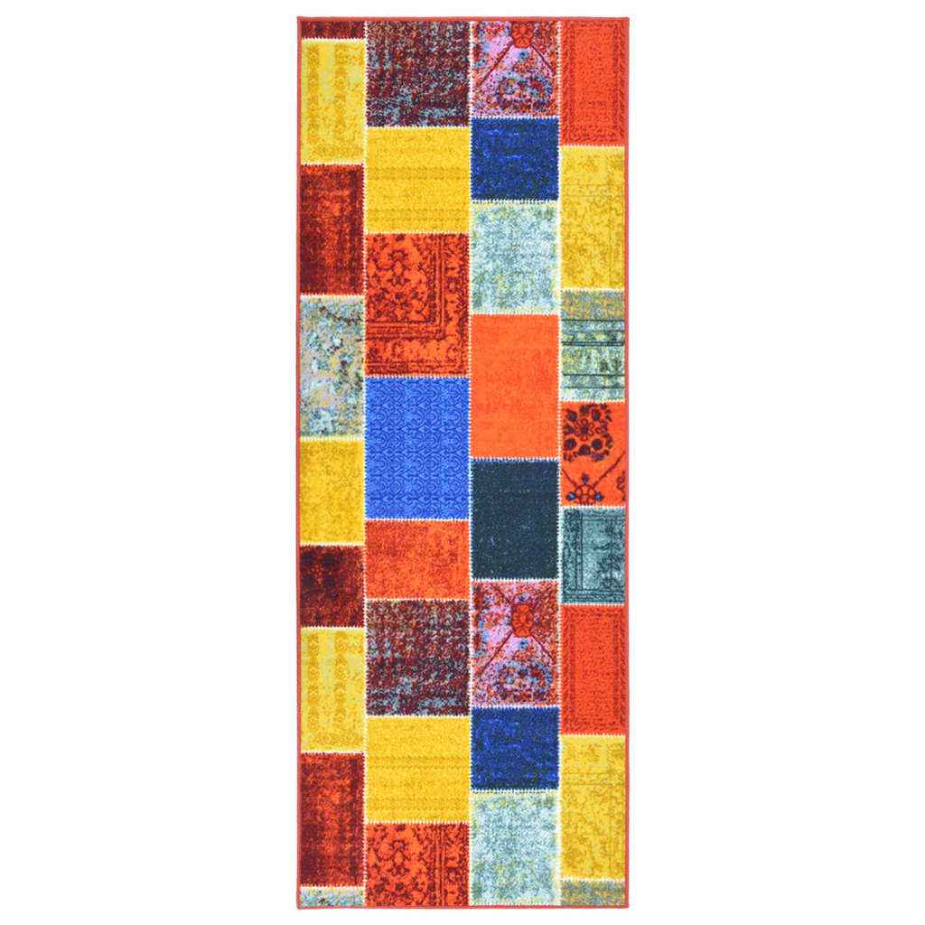 vidaXL Tapijtloper 80x100 cm meerkleurig