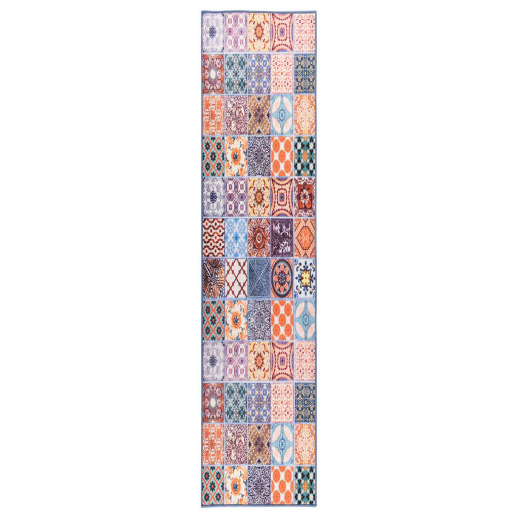 vidaXL Tapijtloper 80x100 cm meerkleurig