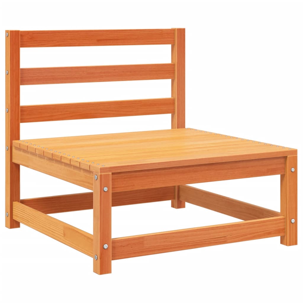 vidaXL 11-delige Loungeset massief grenenhout wasbruin