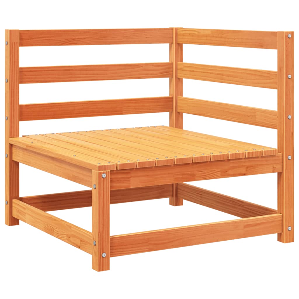 vidaXL 11-delige Loungeset massief grenenhout wasbruin