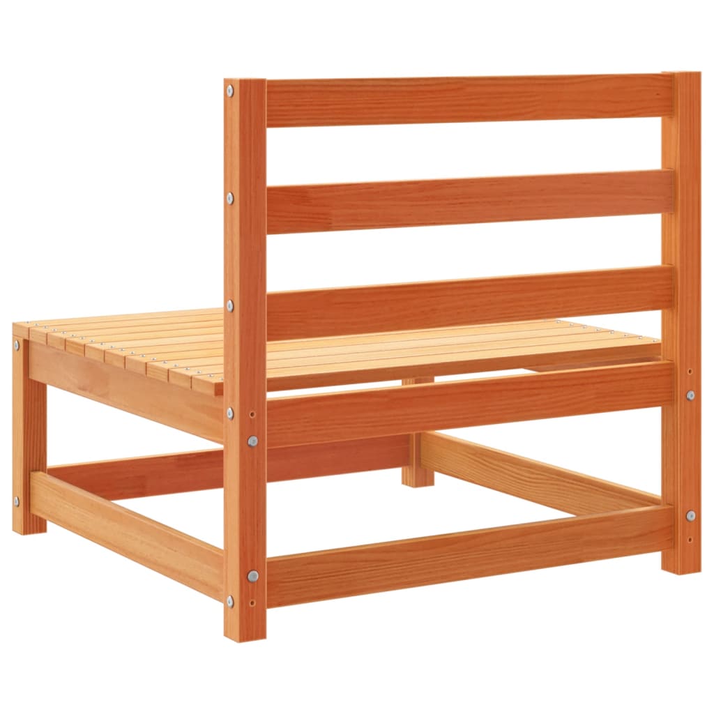 vidaXL 11-delige Loungeset massief grenenhout wasbruin