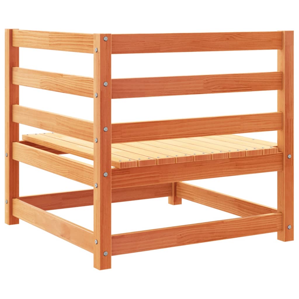 vidaXL 11-delige Loungeset massief grenenhout wasbruin