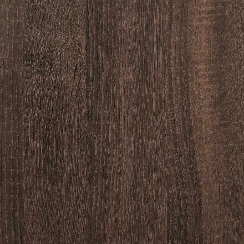 vidaXL 4-delige Badkamermeubelset bewerkt hout sonoma eikenkleurig - Aashly