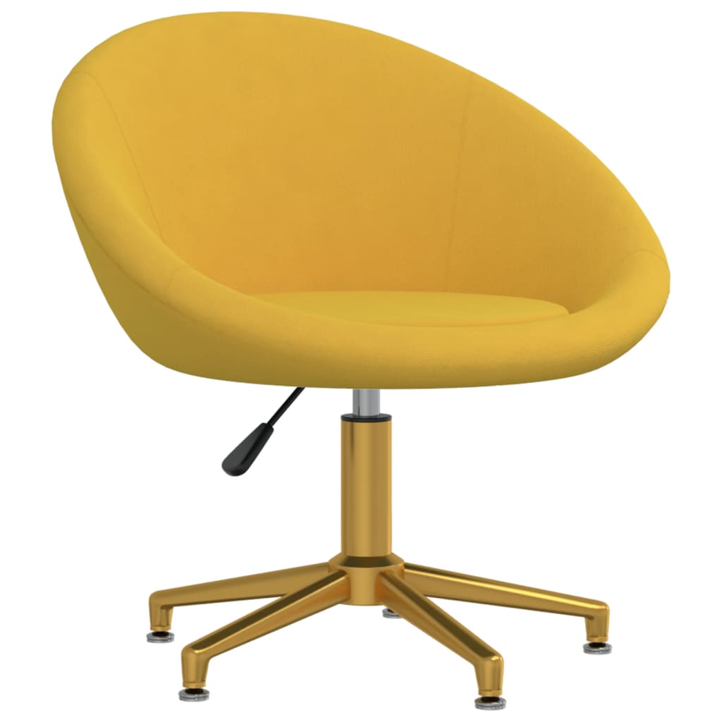 vidaXL Eetkamerstoel fluweel blauw