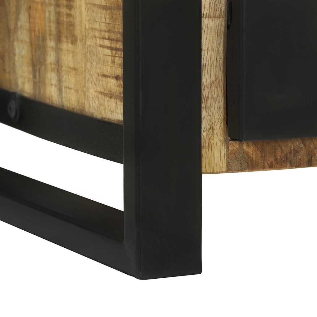 vidaXL Badkamermeubelset met opslag 2 pcs Bruin Massief Mango Hout