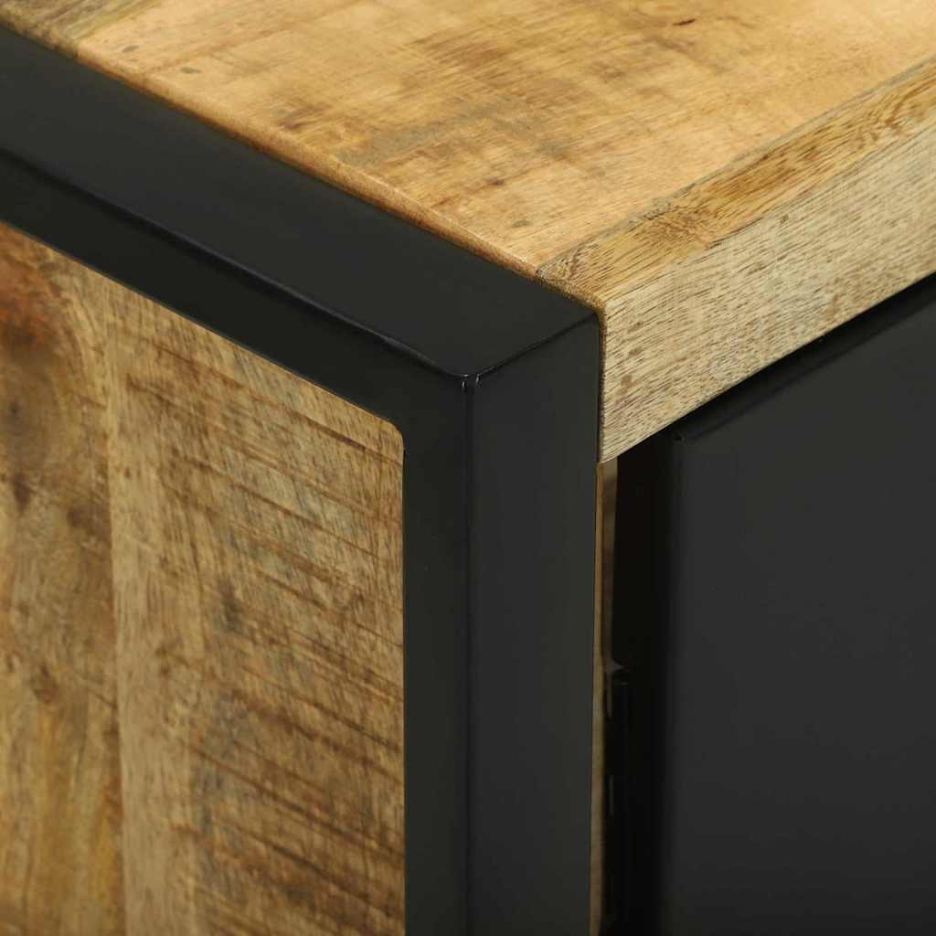 vidaXL Badkamermeubelset met opslag 2 pcs Bruin Massief Mango Hout