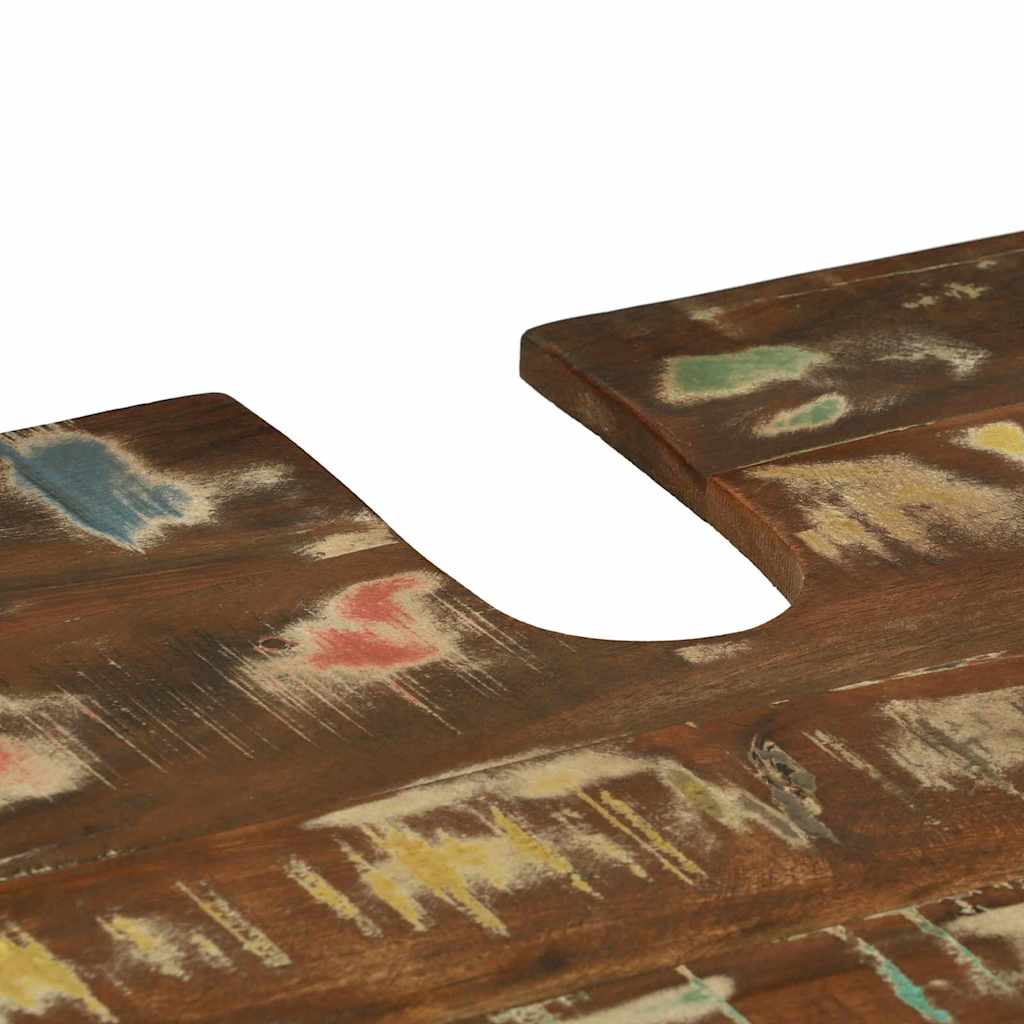 vidaXL Badkamermeubelset Wandgemonteerd 4 pcs Bruin Massief Mango Hout