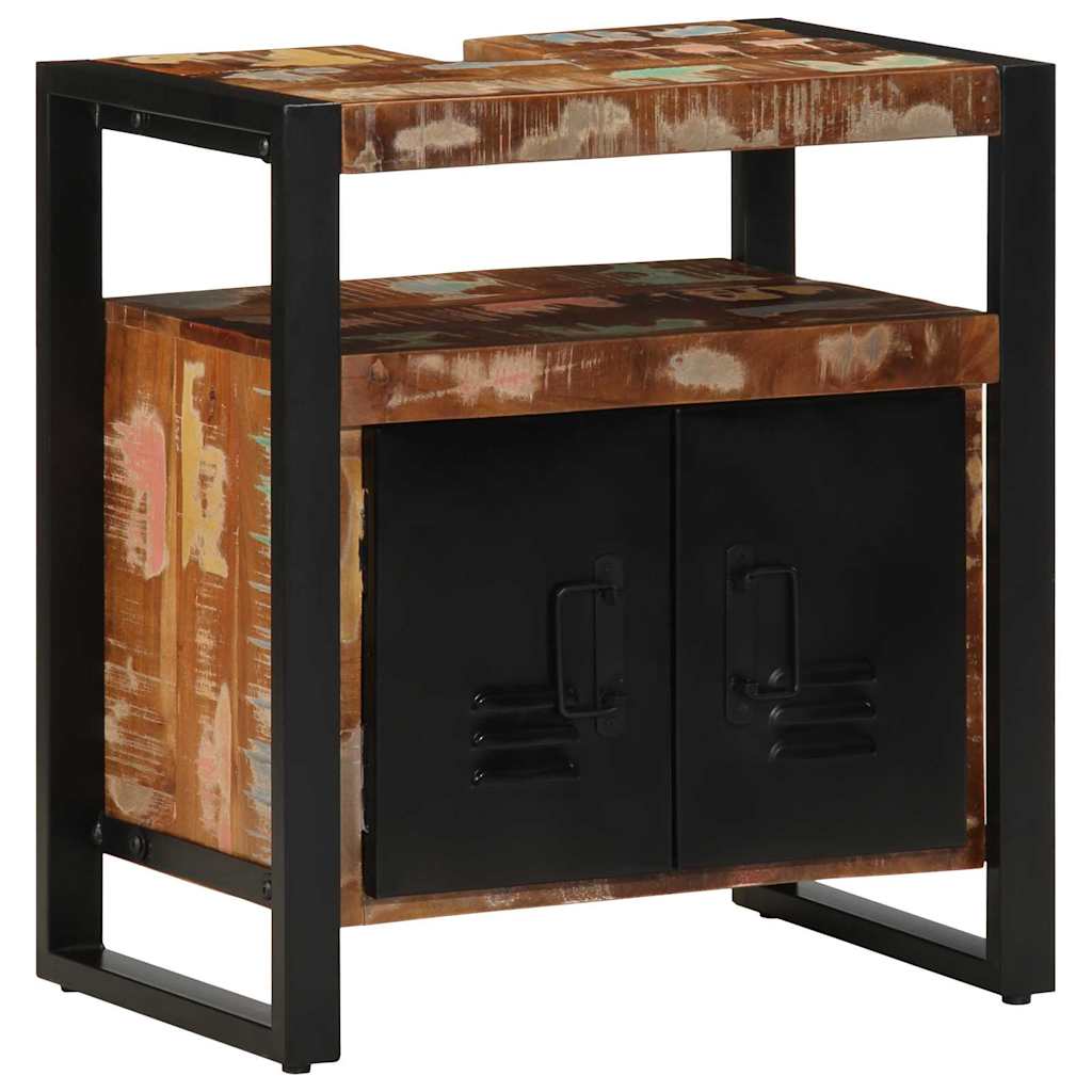 vidaXL Badkamermeubelset Wandgemonteerd 4 pcs Bruin Massief Mango Hout