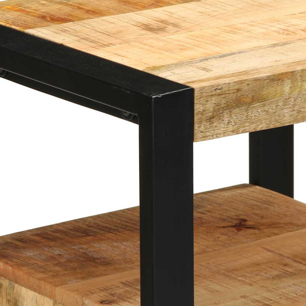 vidaXL Badkamermeubelset Wandgemonteerd 4 pcs Bruin Massief Mango Hout