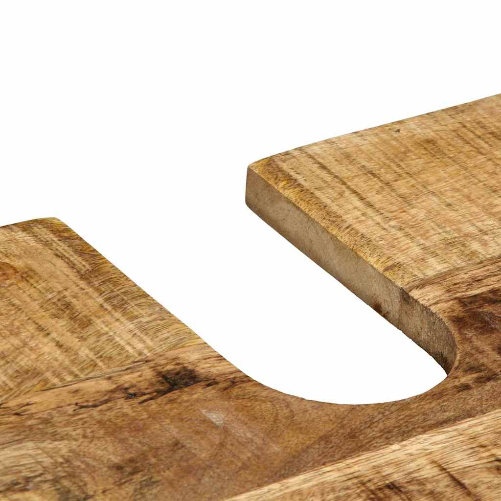 vidaXL Badkamermeubelset Wandgemonteerd 4 pcs Bruin Massief Mango Hout