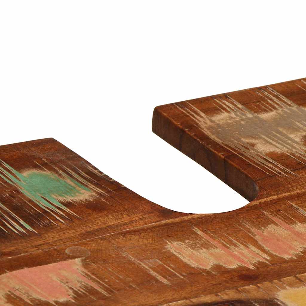 vidaXL Badkamermeubelset Wandgemonteerd 4 pcs Bruin Massief Mango Hout