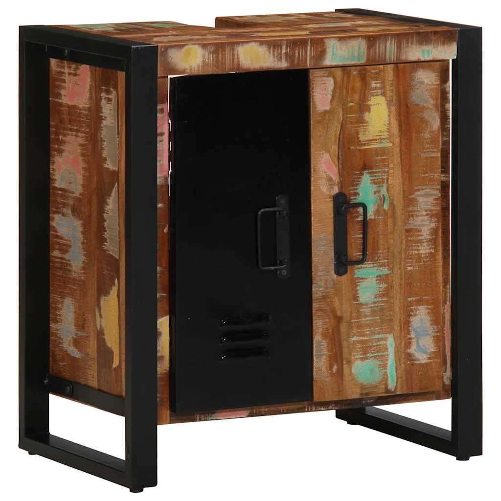 vidaXL Badkamermeubelset Wandgemonteerd 4 pcs Bruin Massief Mango Hout