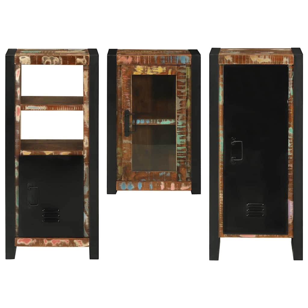 vidaXL Badkamermeubelset Wandgemonteerd 3 pcs Bruin Massief Mango Hout