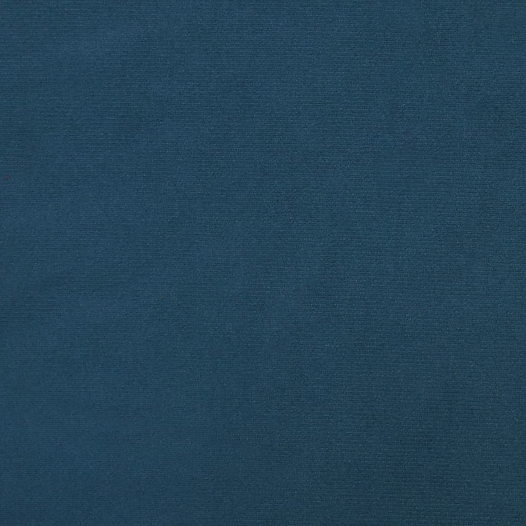 vidaXL Eetkamerstoelen 2 st fluweel blauw