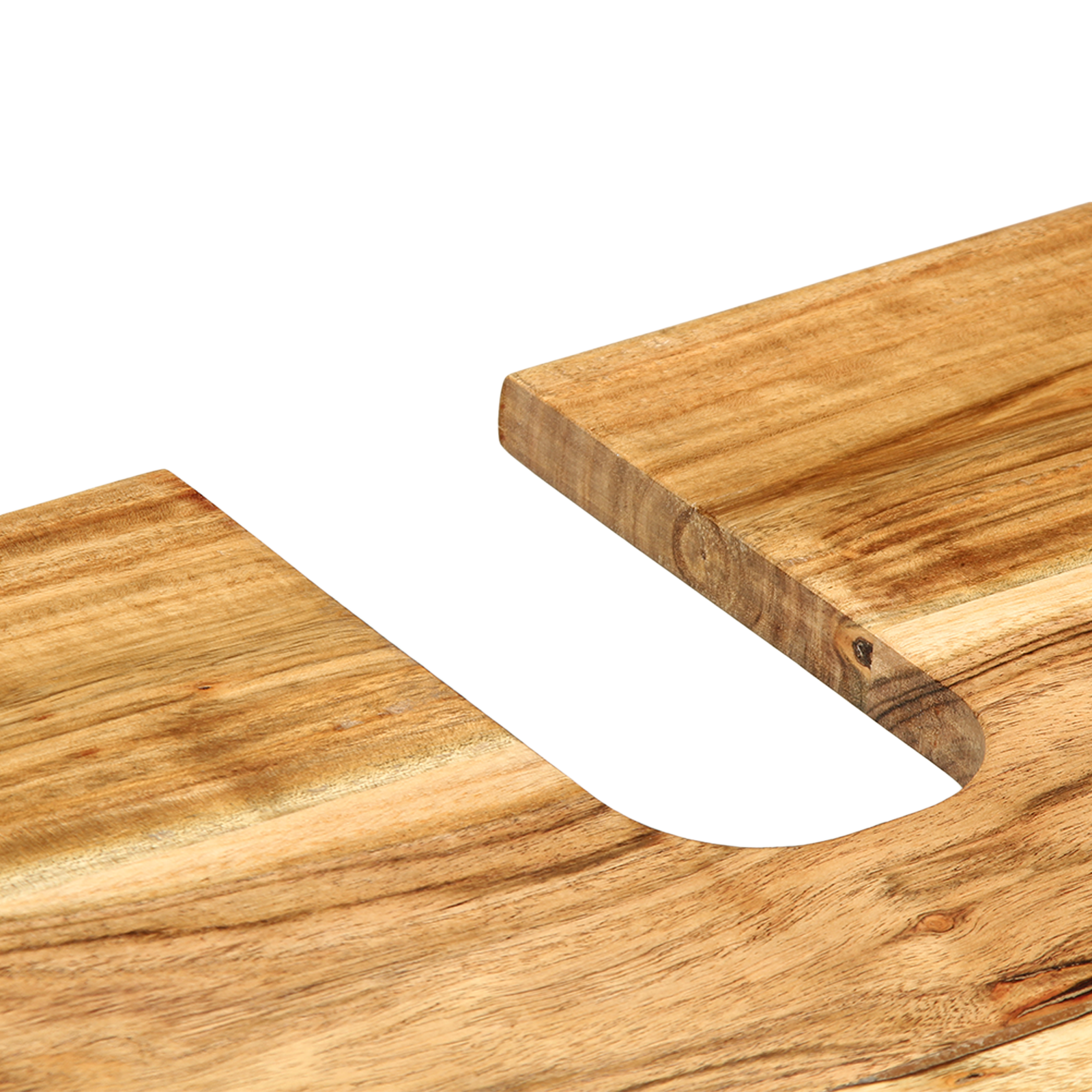 vidaXL Vijfdelige Badkamer Meubelset Bruin Massief Hout Acacia