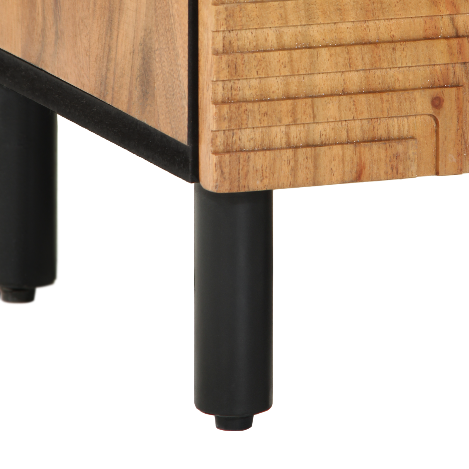 vidaXL Vijfdelige Badkamer Meubelset Bruin Massief Hout Acacia