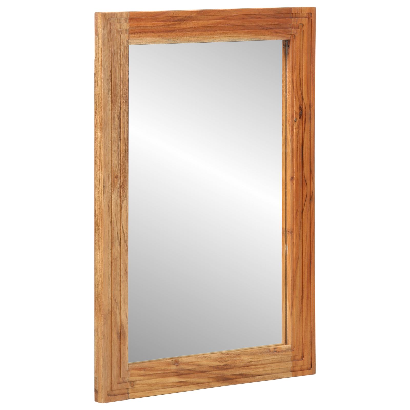 vidaXL Vijfdelige Badkamer Meubelset Bruin Massief Hout Acacia