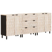vidaXL Dressoir Witte Was Afwerking Massief Mango Hout