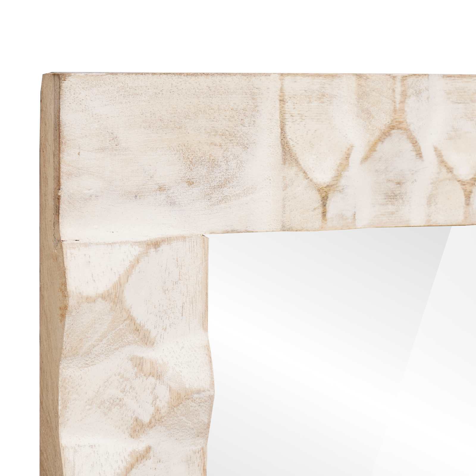 vidaXL Badkamer Sets met opslag Witte Was Afwerking Massief Mango Hout