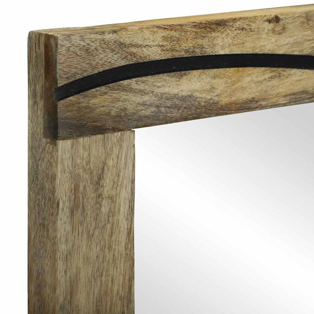 vidaXL Badkamermeubelset 2 pcs Bruin Standaard Massief Ruw Mango hout