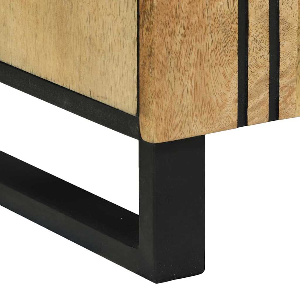 vidaXL Badkamermeubelset 2 pcs Bruin Standaard Massief Ruw Mango hout