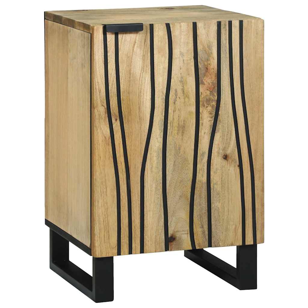 vidaXL Badkamermeubelset 5 pcs Bruin Medium Massief Ruw Mango hout