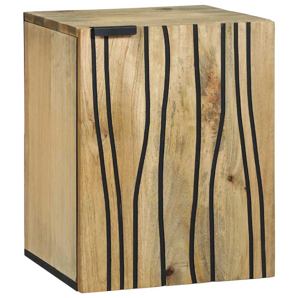vidaXL Badkamermeubelset 5 pcs Bruin Medium Massief Ruw Mango hout