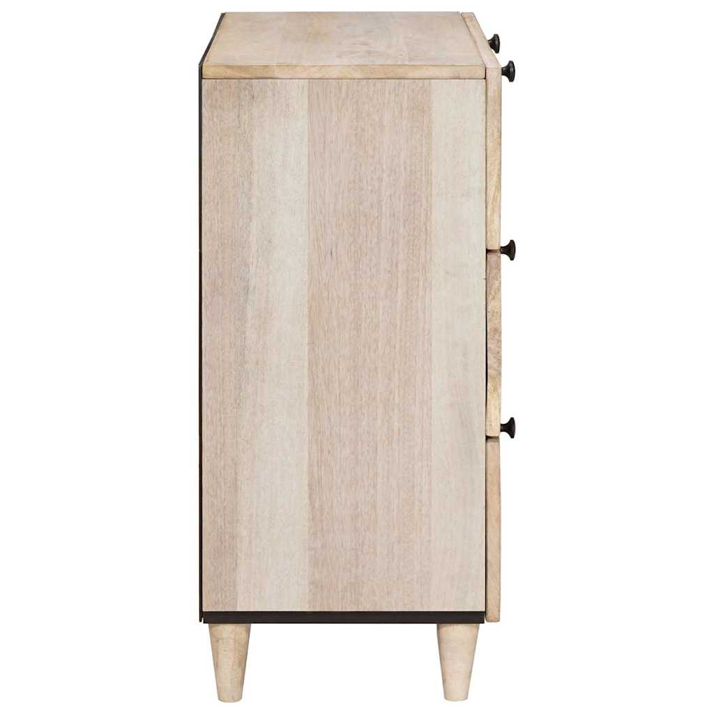 vidaXL Dressoir 2 pcs Bruin 60 x 33 x 75 cm massief mangohout