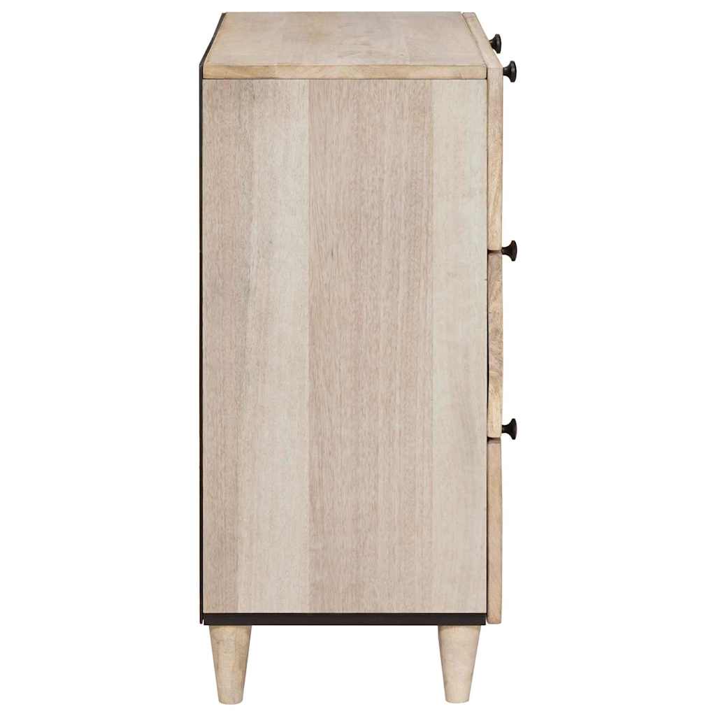 vidaXL Dressoir 3 pcs Bruin 60 x 33 x 75 cm massief mangohout