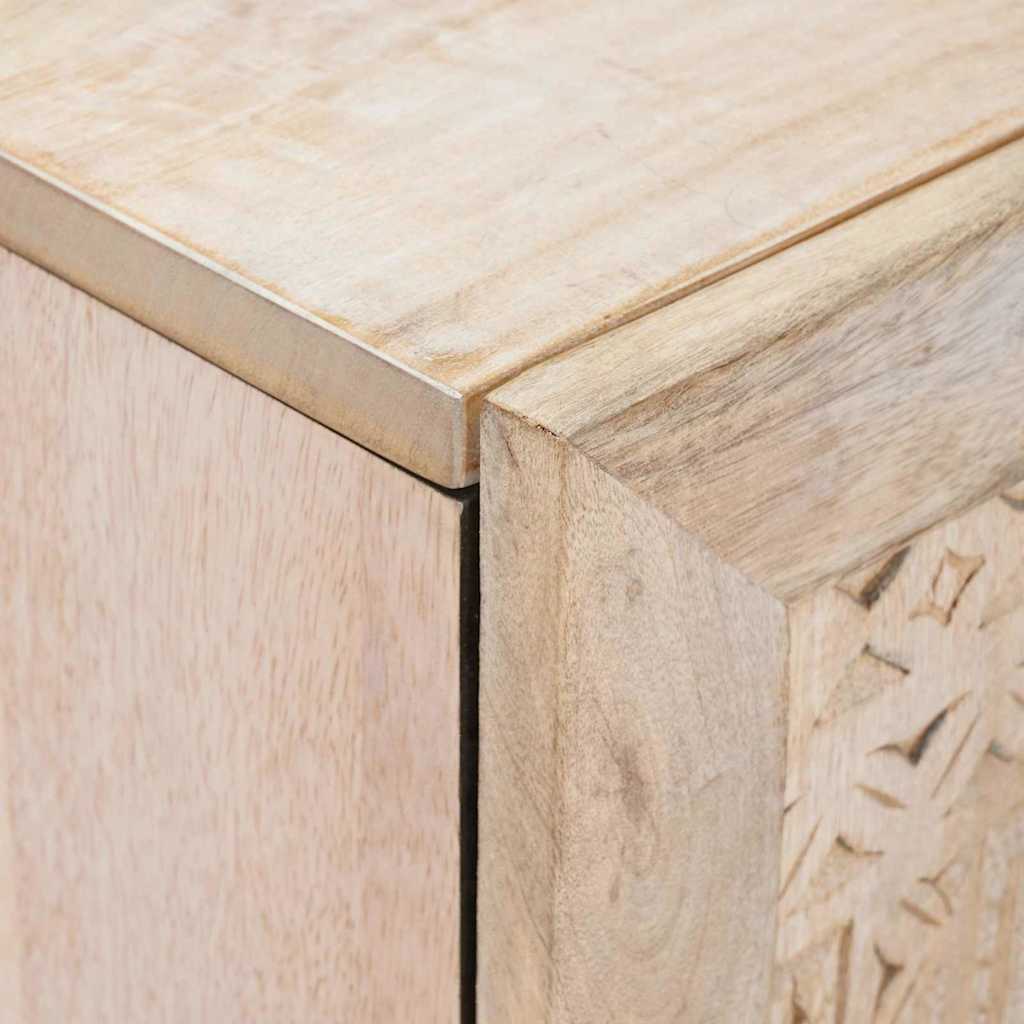 vidaXL Dressoir 3 pcs Bruin 60 x 33 x 75 cm massief mangohout