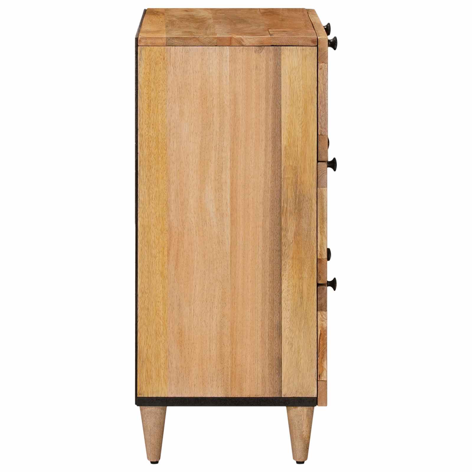 vidaXL Dressoir 2 pcs Walnotenhout 60 x 33,5 x 75 cm