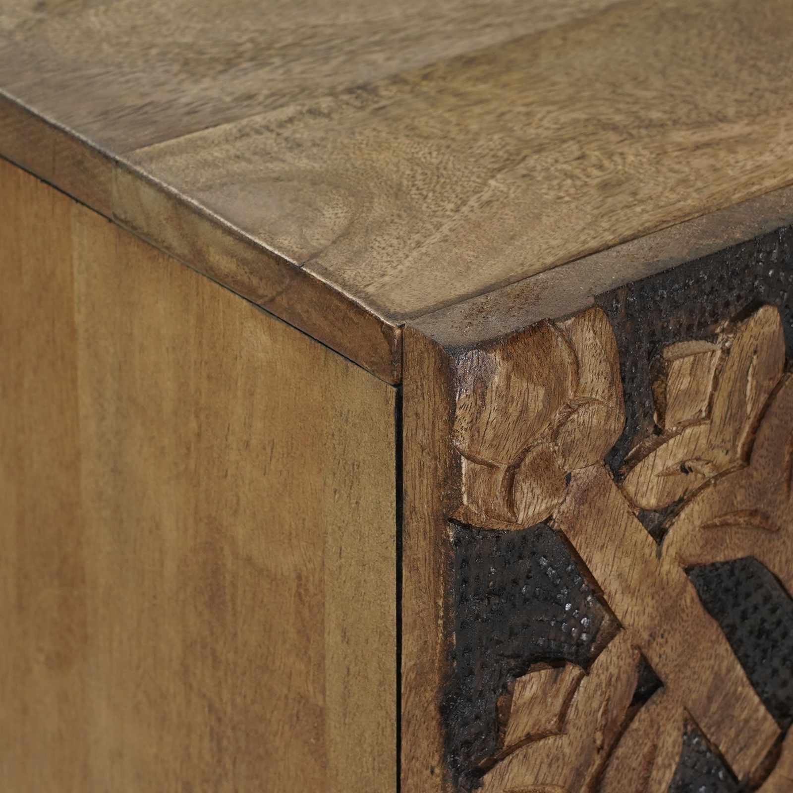 vidaXL Badkamermeubelset Wandgemonteerd 2 pcs Wit Massief Mango Hout