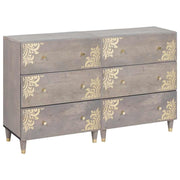 vidaXL Dressoirs 2 st Honingbruin 60x33.5x75 cm Massief Ruw Hout Mango