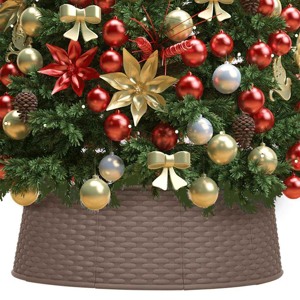 vidaXL Kerstboomrok Ø54x19,5 cm rood