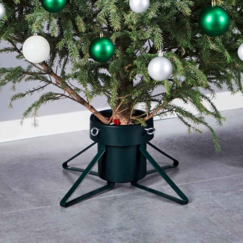vidaXL Kerstboomstandaard 46x46x19 cm zwart