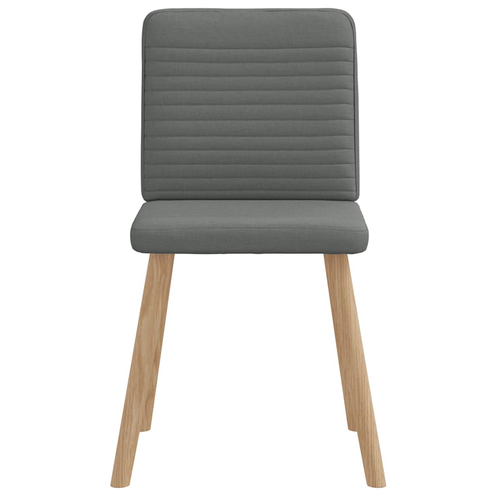 vidaXL Eetkamerstoelen 2 st stof zwart - Aashly